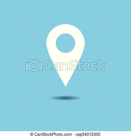 450x470 Vector Of Map Pointer Icon Set. Gps Location Symbol. Flat Design