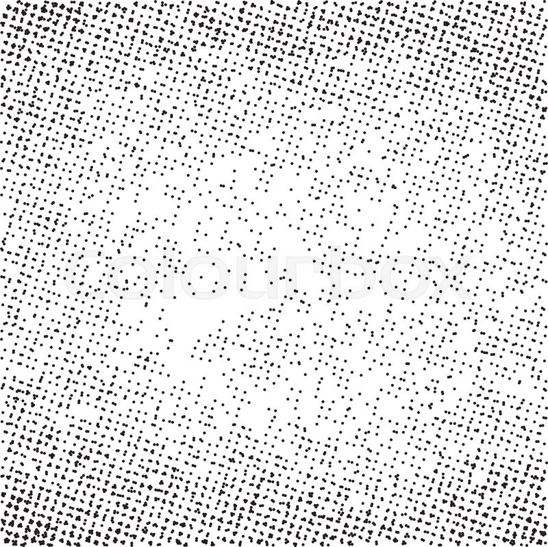 800x799 Radial Gradient Halftone Dots Background. Vector Illustration
