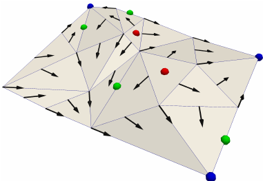 381x263 Example Of A Discrete Gradient Vector Field On A Triangulated