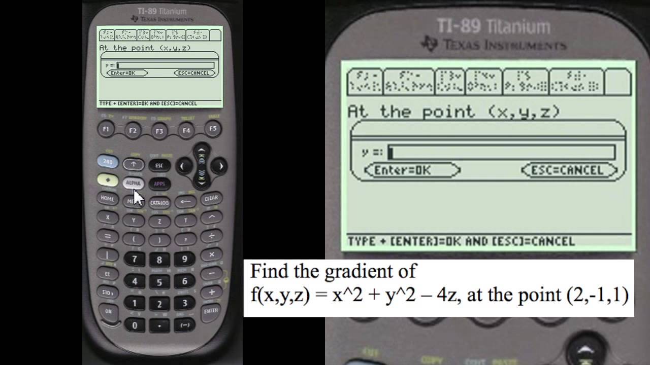 1280x720 Find The Gradient Of Point Every Step Calculus Ti89