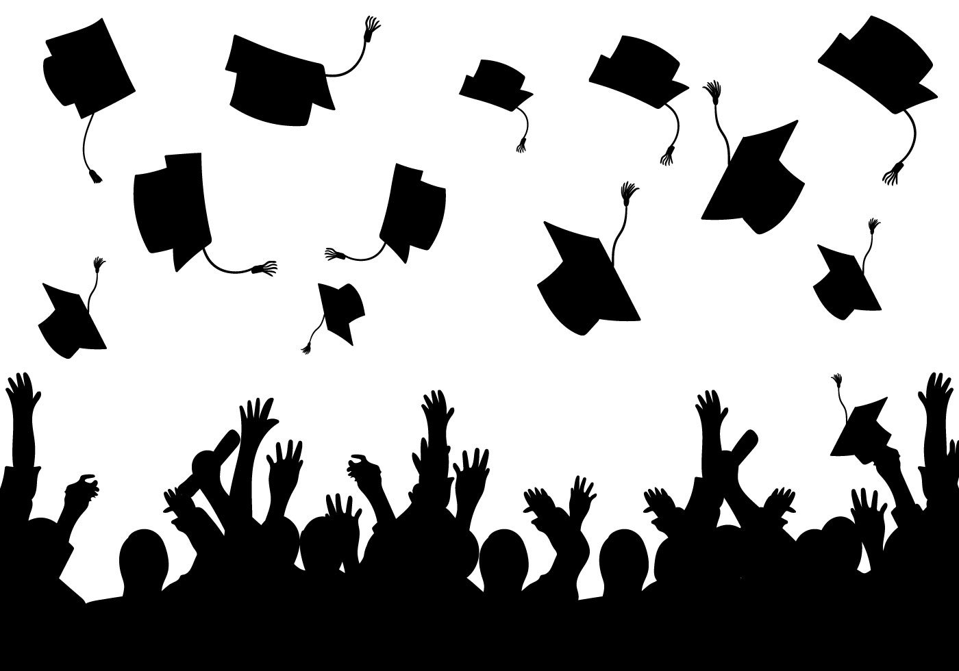 1400x980 Graduation Background Free Vector Art