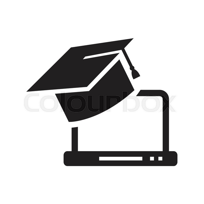 800x800 Graduation Cap Icon Stock Vector Colourbox
