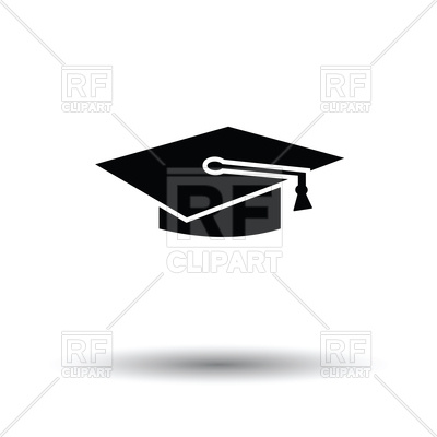 400x400 Graduation Cap Icon Vector Image Vector Artwork Of Signs