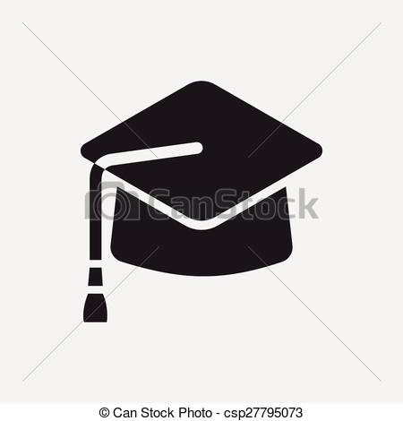 450x470 Graduation Cap Icon Vectors Illustration
