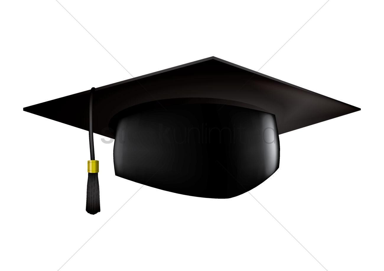 1300x919 Graduation Cap Vector Image