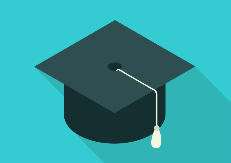 800x566 Isometric Flat Graduation Cap Free Vector