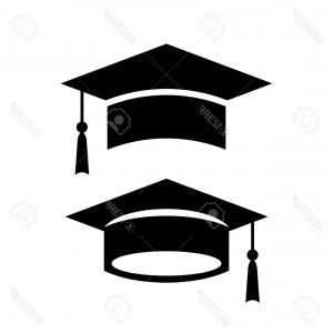 300x300 Photostock Vector Academic Graduation Cap Vector Icon Orangiausa