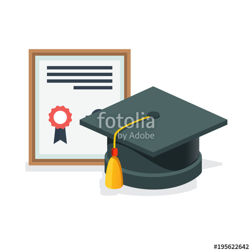 500x500 Graduation Cap Vector Stock Image And Royalty Free Vector Files