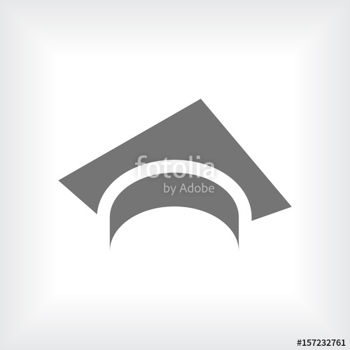 500x500 Graduation Cap Vector Icon Stock Image And Royalty Free Vector