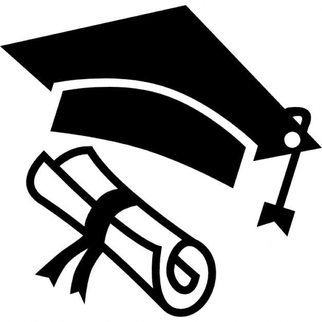 626x626 Graduation Hat And Diploma Icons Free Download