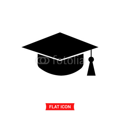 400x400 Education Cap Vector Icon , Graduation Hat Symbol Buy Photos