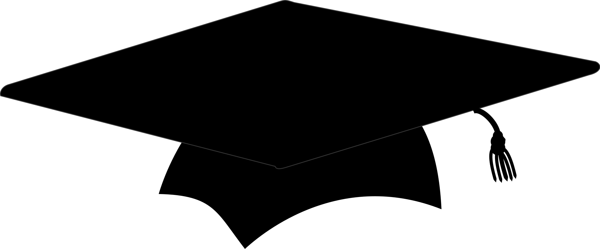 2000x829 Filegraduation Hat.svg