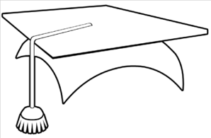 298x195 Graduation Hat Graduation Cap Outline Clip Art