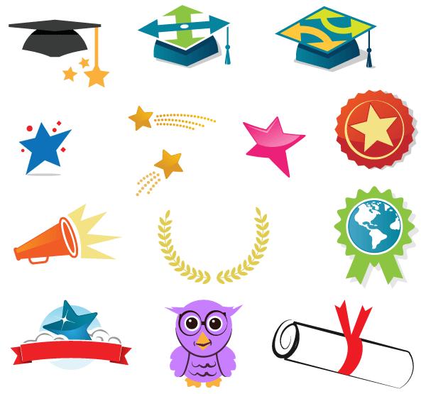 600x555 Free Free Vector Graduation Icons Psd Files, Vectors Amp Graphics