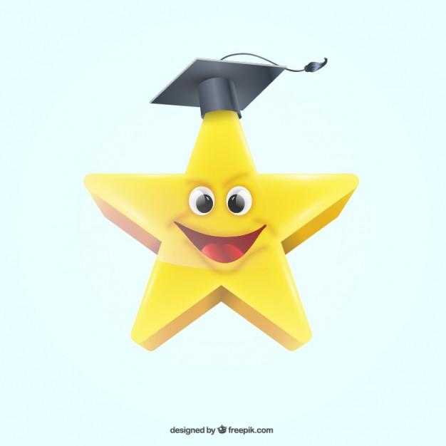 626x626 Graduation Star Free Vector Free Vectors Ui Download