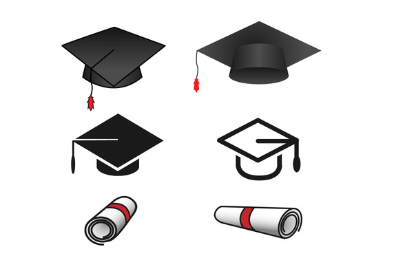 572x407 Graduation Vector Free Vector Download In .ai, .eps, .svg Format