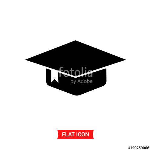 500x500 Graduation Vector Icon Stock Image And Royalty Free Vector Files