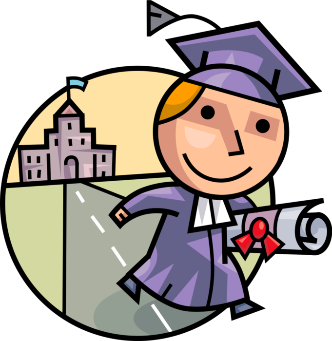 681x700 19 Graduate Vector Illustration Huge Freebie! Download For