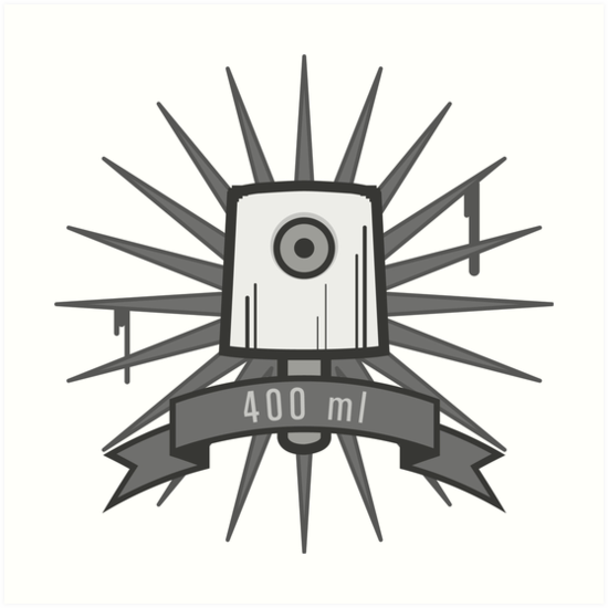 550x550 Fat Cap Graffiti Vector Art Prints By Chocodole Redbubble