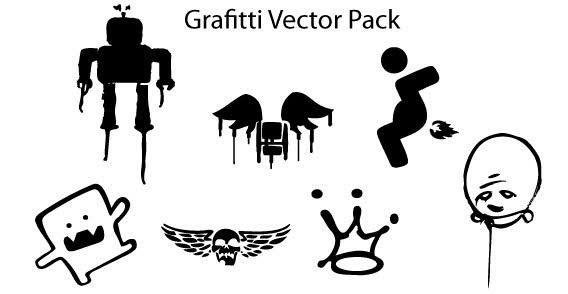 568x294 Free Graffiti Vector Pack 123freevectors