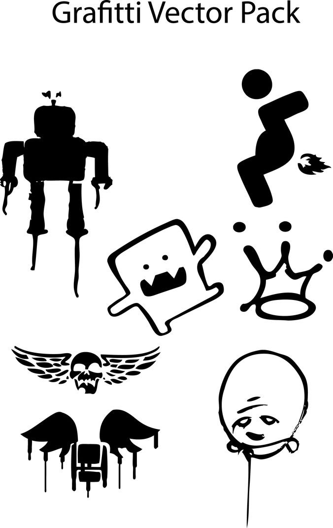 676x1072 Free Abstract Graffiti Free Vector Pack Psd Files, Vectors