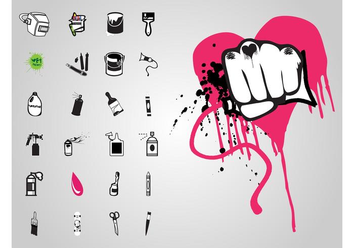 700x490 Graffiti Icons