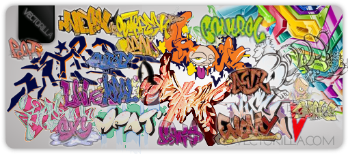 509x226 Graffiti Vectors