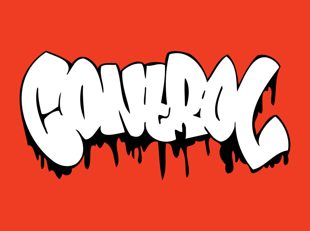1024x765 Control Graffiti Vector Art Amp Graphics