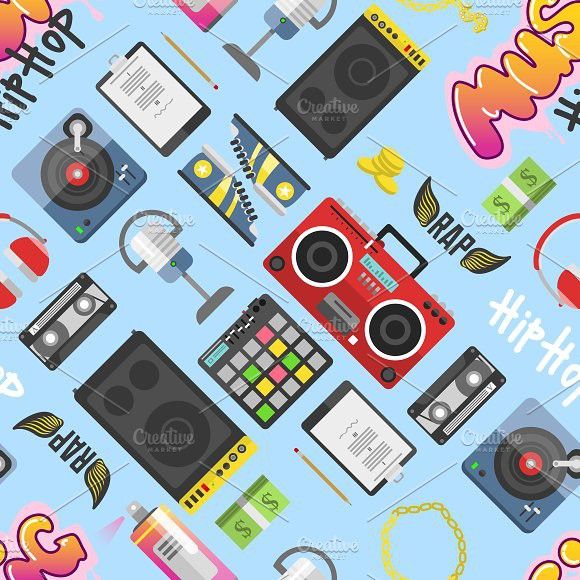 580x580 Graffiti Wall Hip Hop Pattern Vector Graffiti Wall And Vector