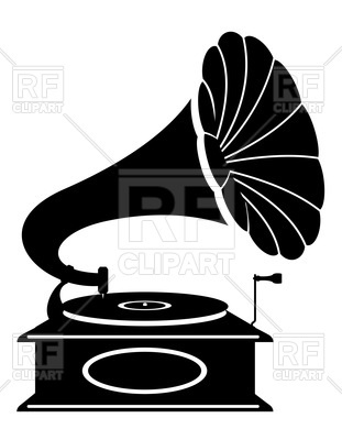 311x400 Retro Gramophone Vector Image Vector Artwork Of Signs, Symbols
