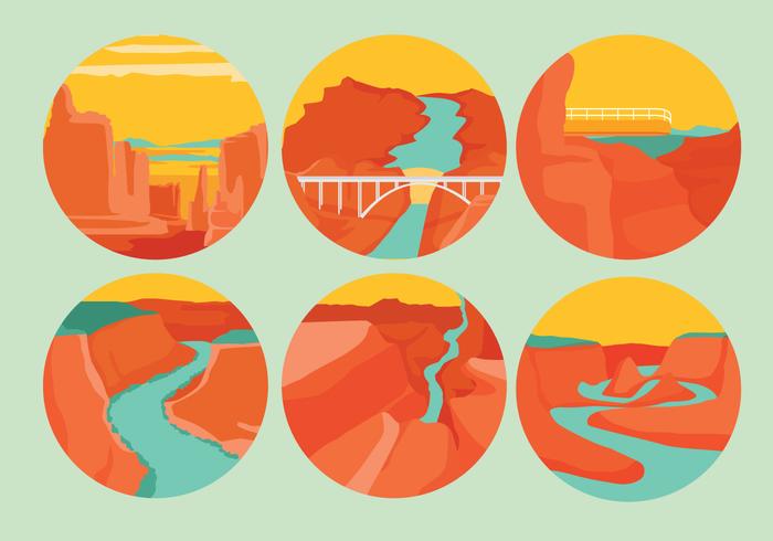 700x490 Grand Canyon Vectors