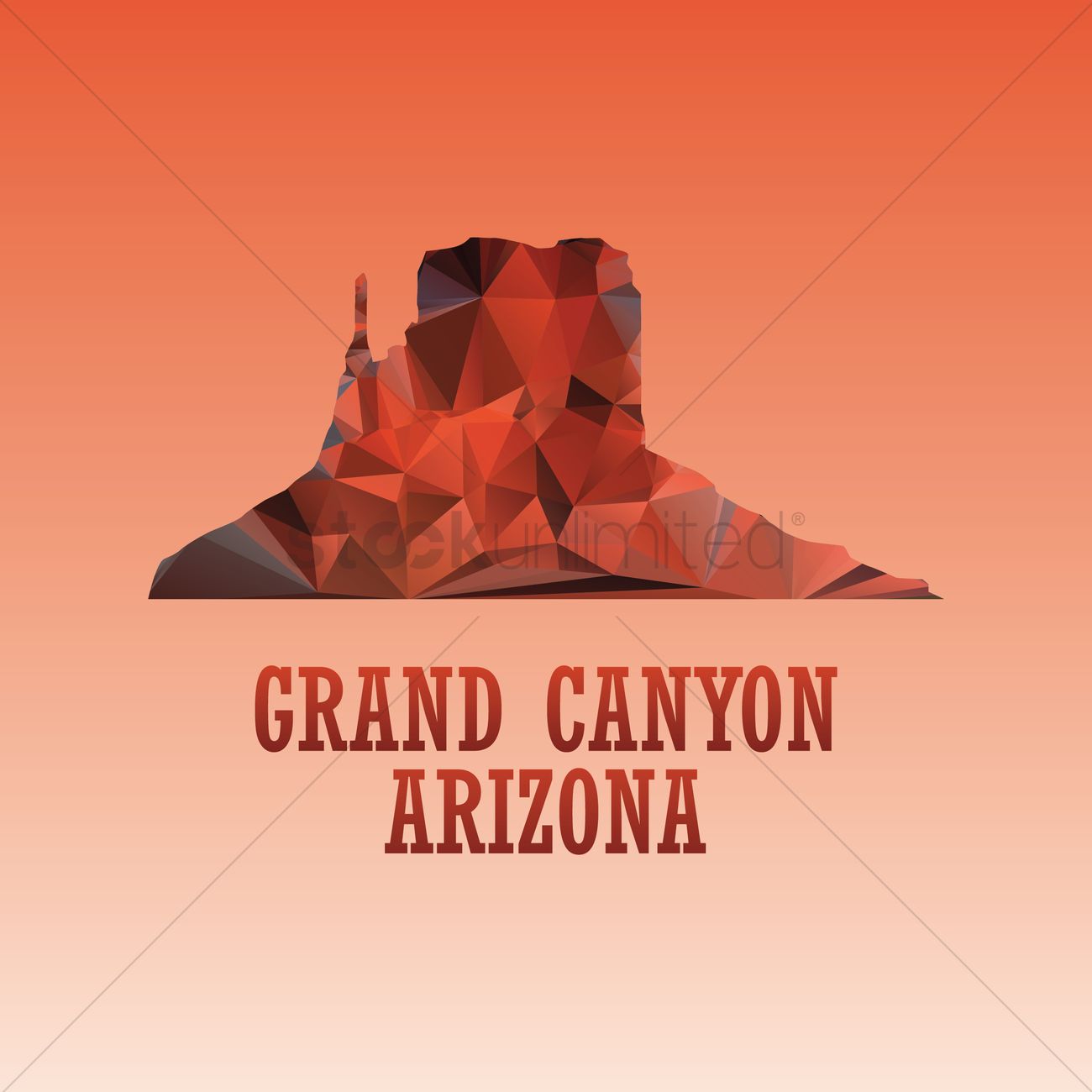 1300x1300 Grand Canyon Arizona Vector Image