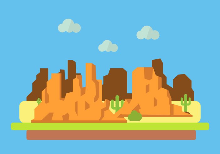 700x490 Vector Illustration Of Grand Canyon 265518