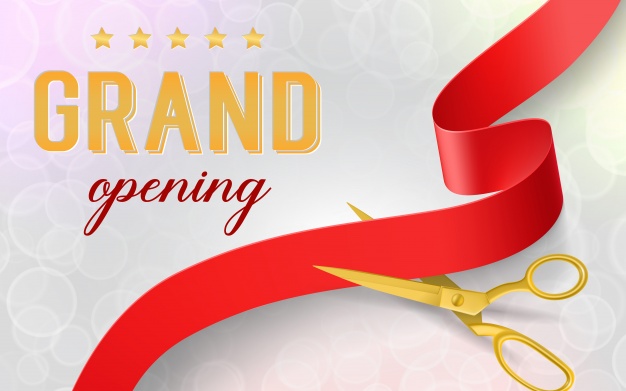 626x391 Luxury Grand Opening Banner Vector Free Download