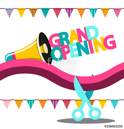 481x500 Grand Opening Vector Banner Stock Image And Royalty Free Vector