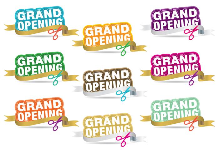 700x490 Grand Opening Free Vector Art