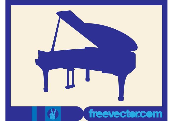 700x490 Grand Piano Vector