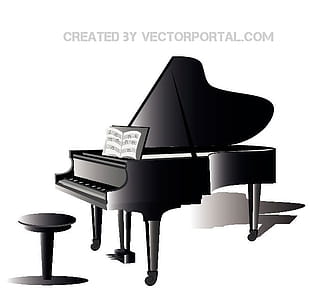 310x293 Grand Piano Vector Image Eps, Ai File Free Graphics Uihere