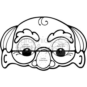 300x300 Royalty Free Grandpa Mask 391544 Vector Clip Art Image