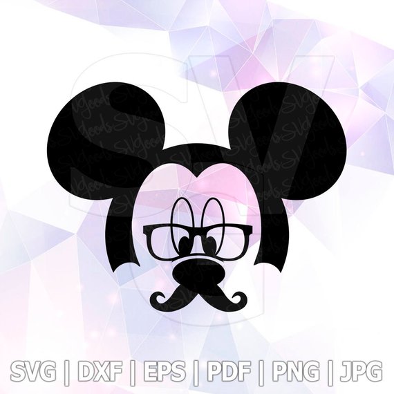 570x570 Svg Dxf Png Mickey Mouse Dad Grandpa Vector Cuttable File Etsy