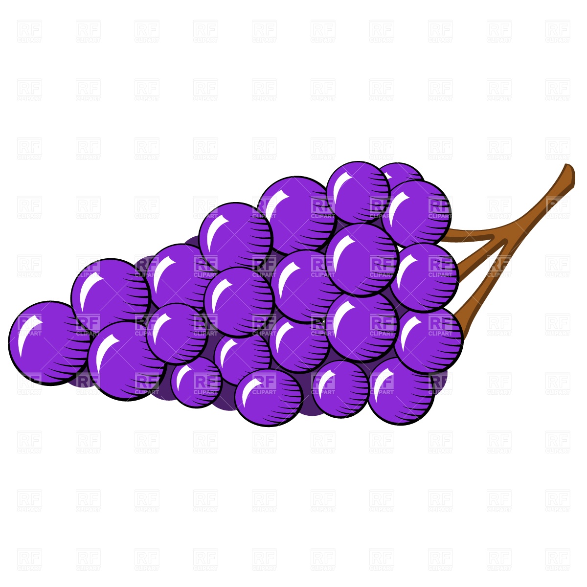 1200x1200 Bunch Of Blue Grapes Vector Image Vector Artwork Of Food And