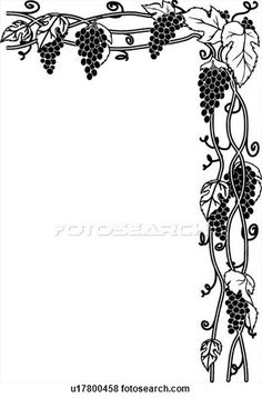 236x358 Black And White Vine Clip Art Grapevine Clip Art