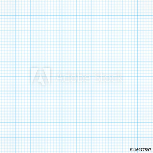 500x500 Graph Seamless Millimeter Grid Paper. Vector Engineering