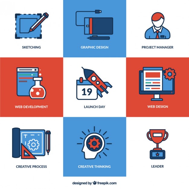 626x626 Web Design Icons Vector Free Download