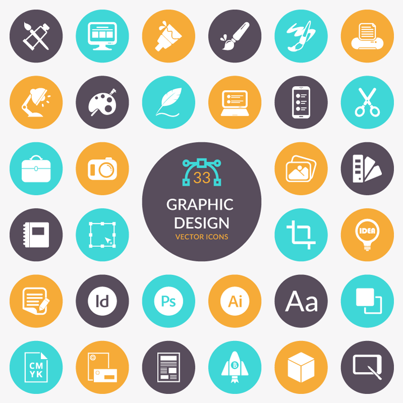 800x800 Graphic Design Icons Graphic Design Icons Exclusive Vector Iconset