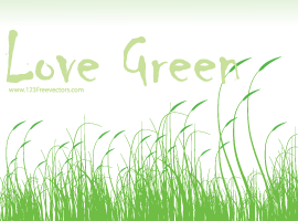 270x200 Free Grass Vector Graphics