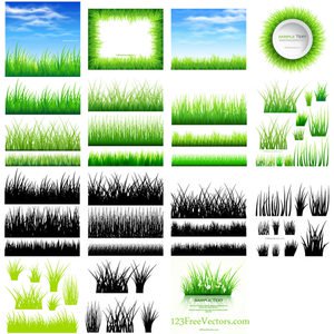 300x300 400 Free Grass Vector Art Public Domain Vectors