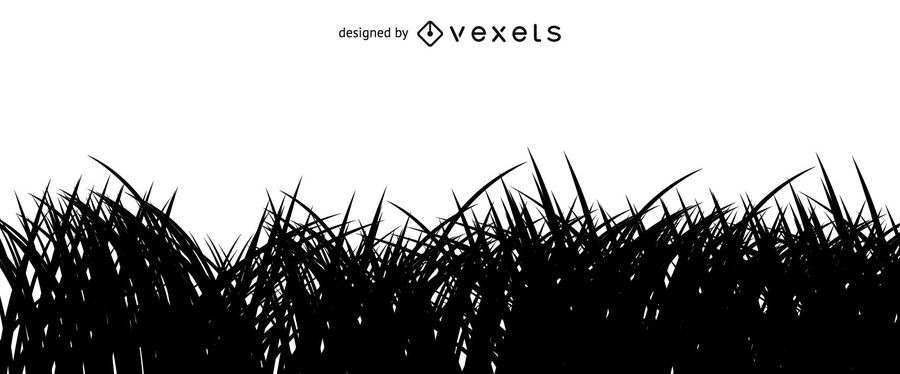 900x374 Grass Silhouette Landscape