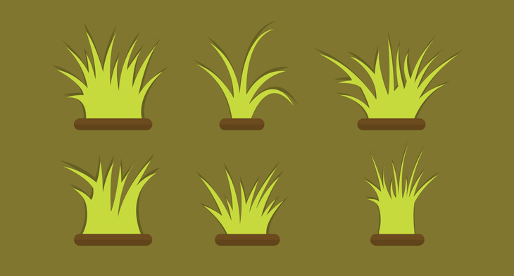 730x392 Grass Vectors