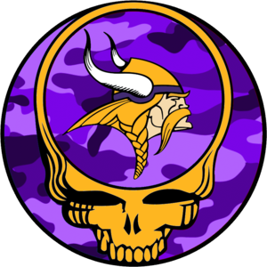 300x300 Grateful Dead Logo Purple Camo Yellow Skull Free Images